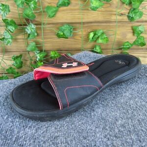 Under Armour Women's 4D Foam Slide Black Synthetic‎ Sz 10 Medium  Used 2025